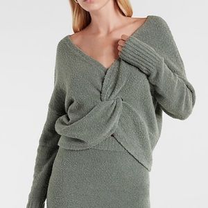NEW Express Twist Convertible Sweater